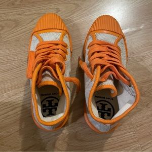 Tory Burch Orange Sport Shoes
